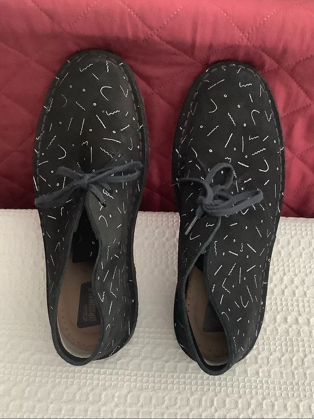 Clarks Black Leather Ankle Booties